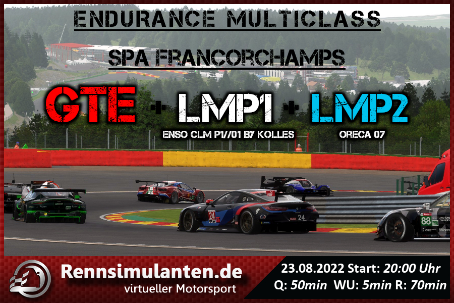 Endurance GTE+LMP1+2d
